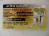 Alien karate license